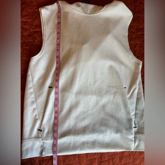 Old Navy Active Dynamic Fleece Sleeveless Hoodie Side Pockets Black Men’s Medium - Picture 3 of 6